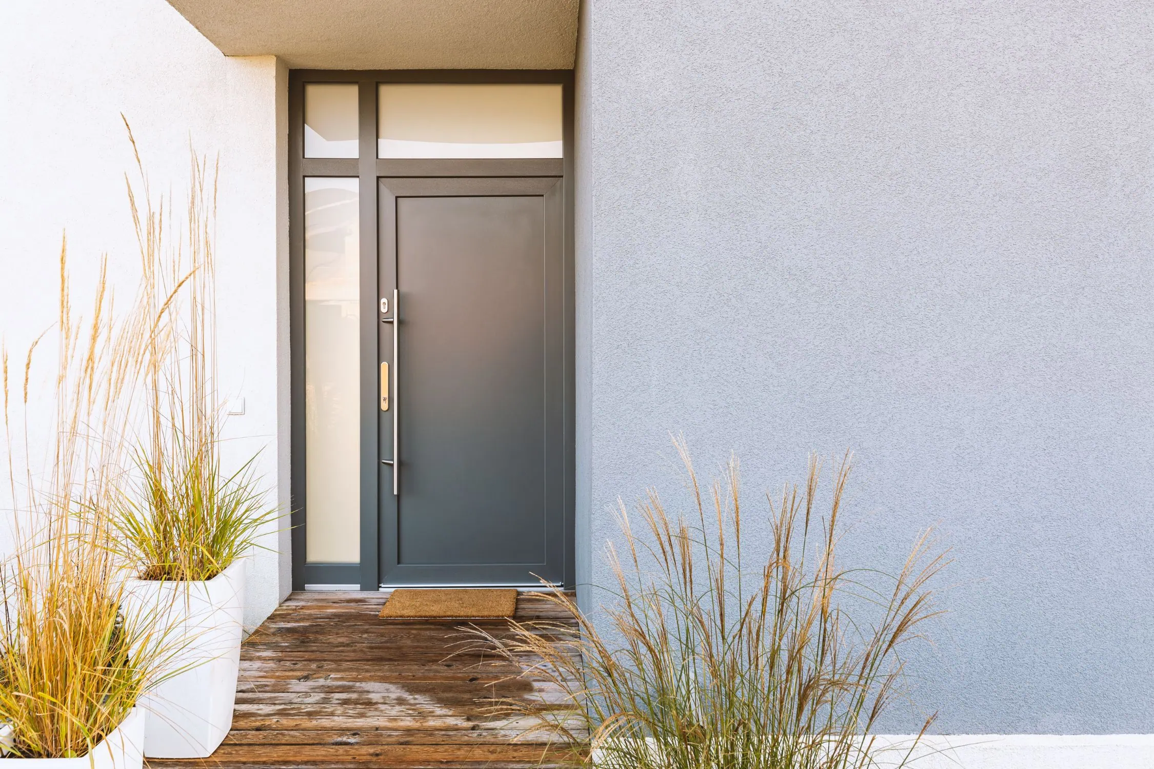 standard door size - modern door with pull bar